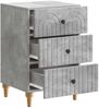 vidaXL Nachttisch Betongrau 43x 41 x 66,5 cm Holzwerkstoff 894098 Bild 3