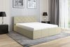 Polsterbett SKIDI-OM 180x200 ohne Matratze mit Bettkasten und Lattenrost. Farbe: NATUR 1 Bild 2