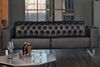 KAWOLA Sofa NILO Ledersofa 3-Sitzer Leder schwarz 77 x 86 x 219 cm Bild 4