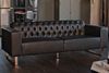 KAWOLA Sofa NILO Ledersofa 3-Sitzer Leder schwarz 77 x 86 x 219 cm Bild 5