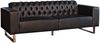 KAWOLA Sofa NILO Ledersofa 3-Sitzer Leder schwarz 77 x 86 x 219 cm Bild 3