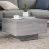 Couchtisch, Sofatisch Grau Sonoma 55x55x31 cm Holzwerkstoff Bild 2