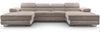 AX LIVING Sofa U Form mit Schlaffunktion – Arborio U 352 cm in Beige Bild 2