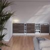 Küchenschrank für Dachschrägen R-Line Edelgrau 120 cm 2er Set Schrankkorpuss 60 cm Tiefe Vicco Bild 4