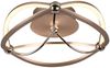 Designer LED Deckenleuchte CHARIVARI Messing matt, Ø 41cm Bild 2