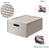 Rotho Schubladenbox Country groß, 19,2 L cappuccino Bild 3