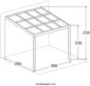 HOME DELUXE 'SOLIS DELUXE' Terrassenüberdachung, 390 x 295 x 233/272cm, weiß Bild 3