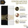 Belle Arti Handtücher Gästehandtücher Badetücher Duschtücher Saunatücher Mäander Amphore Set, (1-St), schwarz weiss, gold hochwertig eingestickt Baumwolle weich saugstark Bild 4