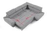Ecksofa BENET L-Form Sofa mit Schlaffunktion und Bettkasten, verstellbare Kopfstützen, Sofa fürs Wohnzimmer- Kronos 19, 80 x 201 x 271 cm Bild 3