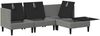 vidaXL Wohnzimmergarnitur 4 pcs Dunkelgrau Stoff 3413805 Bild 4