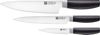 Zwilling Messer-Set Nowo S (Set, 3-tlg, Spick- und Garniermesser 10 cm, Fleischmesser 18 cm, Kochmesser 20 cm), Edelstahl 18/10, farblichen Griffe, Eisgehärtete FRIODUR Klinge Bild 2