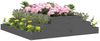 vidaXL Pflanzkübel Grau 110x110x27 cm Massivholz Kiefer 823901 Bild 3