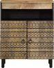Sideboard, Kommode 60x33,5x75 cm Raues Mangoholz j682p Bild 3