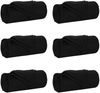 vidaXL Wohndecken 6 pcs Schwarz 240 x 220 cm Fleece 42017067 Bild 2