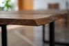 Esstisch Baumkante Akazie nougat 160 (260) x 90 cm mit Ansteckplatten BARCELONA 77608953 Bild 5