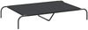 vidaXL Hundebett Erhöht Schwarz 130x80x20 cm Oxford-Gewebe und Stahl 42000840 Bild 2