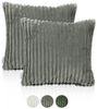 Lycce Dekokissen Kissenbezug Deluxe aus extra breitem, flauschigem Cordstoff 50x50cm Bild 5