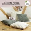 Lycce Dekokissen Kissenbezug Deluxe aus extra breitem, flauschigem Cordstoff 50x50cm Bild 2
