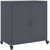 vidaXL Sideboard Anthrazit 68x39x72 cm Stahl 846658 Bild 2