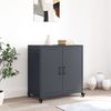 vidaXL Sideboard Anthrazit 68x39x72 cm Stahl 846658 Bild 3