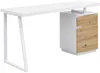 Vente-unique - GOTAMA Büromöbel MetallHolz, Platte BeigeWeiß - B 60 cm x H 75 cm x L 140 cm Bild 2