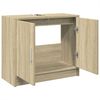 vidaXL Waschbeckenunterschrank Sonoma-Eiche 63x29x55 cm Holzwerkstoff 848096 Bild 5