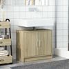 vidaXL Waschbeckenunterschrank Sonoma-Eiche 63x29x55 cm Holzwerkstoff 848096 Bild 3