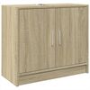 vidaXL Waschbeckenunterschrank Sonoma-Eiche 63x29x55 cm Holzwerkstoff 848096 Bild 2