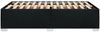 vidaXL Bettgestell ohne Matratze Schwarz 120x190 cm Stoff 3284459 Bild 5