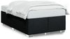 vidaXL Bettgestell ohne Matratze Schwarz 120x190 cm Stoff 3284459 Bild 2