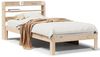vidaXL Bettgestell mit Kopfteil ohne Matratze 90x190 cm 3306774 Bild 2
