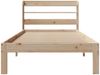 vidaXL Bettgestell mit Kopfteil ohne Matratze 90x190 cm 3306774 Bild 4