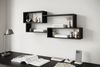 Home affaire Wandboard Wandregal Trio, 1-tlg, Ideal als Bücherregal, Dekoregal oder Ablage im Büro Bild 3