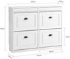 SoBuy FSR79-WG Schuhschrank, Spanplatte, Lackiert, Weiß, 54 x 83 x 24 cm Bild 3
