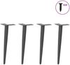 vidaXL Couchtischbeine Konische Form 4 Stk. Anthrazit 42-43 cm Stahl 4012514 Bild 3