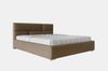 99rooms Narcisa Polsterbett Kunstleder SOFT Hellbraun 120x200 cm mit Bettkasten Bild 3