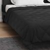 vidaXL Sommerdecke Schwarz 220 x 240 cm Mikrofaser 42025473 Bild 4
