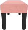vidaXL Sitzbank Rosa 100x30x30 cm Samt 346671 Bild 4