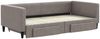vidaXL Tagesbett Ausziehbar mit Schubladen Taupe 100x200 cm Stoff 3196622 Bild 3