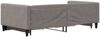 vidaXL Tagesbett Ausziehbar mit Schubladen Taupe 100x200 cm Stoff 3196622 Bild 5