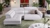 Sofanella Ledercouch STELLA Ledersofa Ecksofa Wohnlandschaft in Braun Bild 2