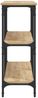 Konsolentisch, Beistelltisch, Konsole Sonoma-Eiche 150x29x75 cm Holzwerkstoff Bild 5