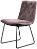 KAWOLA Stuhl NEW CHARME Esszimmerstuhl Velvet roségrau 87 x 66 x 52 cm Bild 3