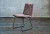 KAWOLA Stuhl NEW CHARME Esszimmerstuhl Velvet roségrau 87 x 66 x 52 cm Bild 2