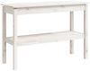 vidaXL Konsolentisch Weiß 110x40x75 cm Massivholz Kiefer 814300 Bild 2