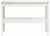 vidaXL Konsolentisch Weiß 110x40x75 cm Massivholz Kiefer 814300 Bild 3