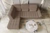 99rooms Ecksofa Toscana, Sofa L-Form, Eckcouch, Bettfunktion, Rundumbezug aus gepolstertem Velours VOGUE Bild 3