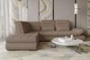 99rooms Ecksofa Toscana, Sofa L-Form, Eckcouch, Bettfunktion, Rundumbezug aus gepolstertem Velours VOGUE Bild 2