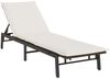 vidaXL Sonnenliege mit Auflage Braun Poly Rattan 4104080 Bild 2