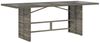 vidaXL 9-tlg. Garten-Essgruppe mit Kissen Grau Poly Rattan 3212258 Bild 4